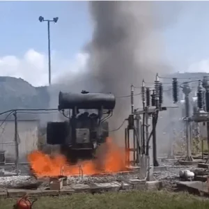 Transformer explosion